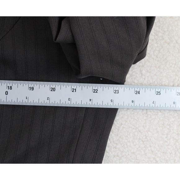 Torrid Womens Size 3 Pinstripe Blazer Pink Trim Bow Pockets Tie Back NWT - Picture 10 of 16